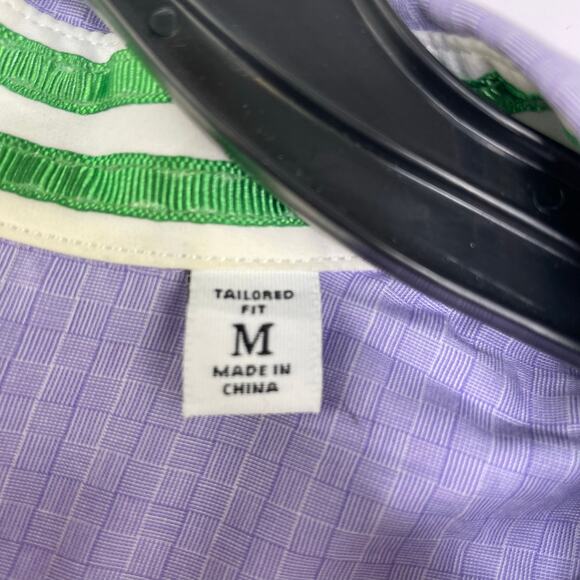 Robert Graham Tailored Fit Light Purple plaid Long sleeve button down Medium - Picture 8 of 16